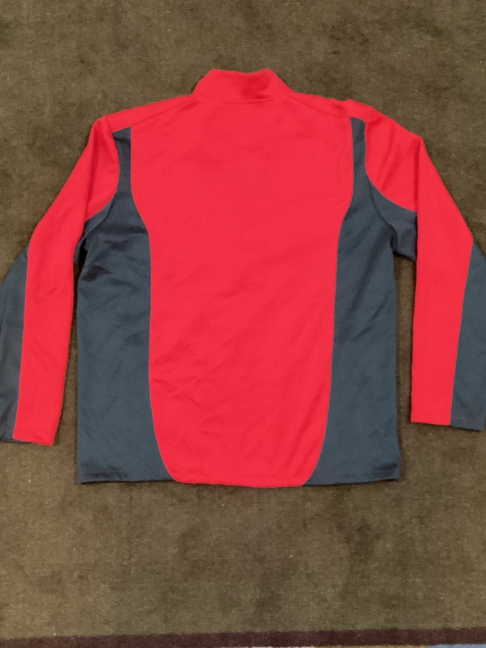 Jordan Red and Gray Performance Full-Zip Jacket - Picture 4 of 7